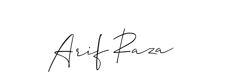 How to Draw Arif Raza signature style? Allison_Script is a latest design signature styles for name Arif Raza. Arif Raza signature style 2 images and pictures png