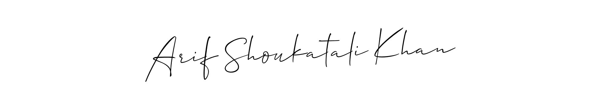 You can use this online signature creator to create a handwritten signature for the name Arif Shoukatali Khan. This is the best online autograph maker. Arif Shoukatali Khan signature style 2 images and pictures png