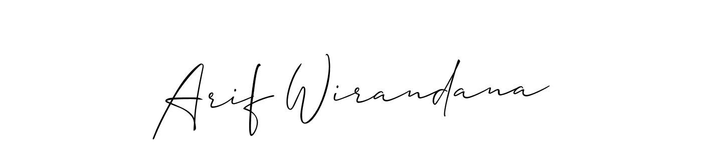 Once you've used our free online signature maker to create your best signature Allison_Script style, it's time to enjoy all of the benefits that Arif Wirandana name signing documents. Arif Wirandana signature style 2 images and pictures png