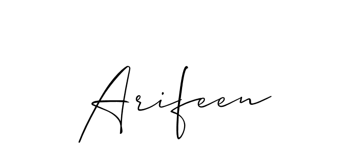 Make a short Arifeen signature style. Manage your documents anywhere anytime using Allison_Script. Create and add eSignatures, submit forms, share and send files easily. Arifeen signature style 2 images and pictures png