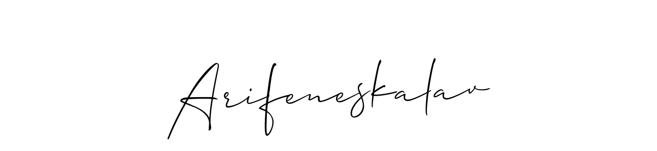 Best and Professional Signature Style for Arifeneskalav. Allison_Script Best Signature Style Collection. Arifeneskalav signature style 2 images and pictures png