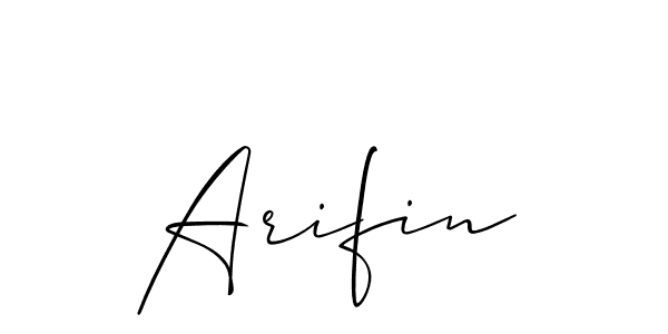 Similarly Allison_Script is the best handwritten signature design. Signature creator online .You can use it as an online autograph creator for name Arifin. Arifin signature style 2 images and pictures png