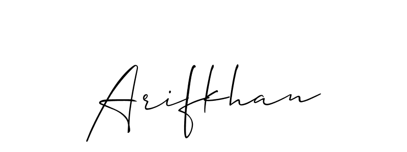 This is the best signature style for the Arifkhan name. Also you like these signature font (Allison_Script). Mix name signature. Arifkhan signature style 2 images and pictures png