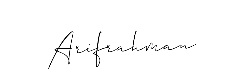Here are the top 10 professional signature styles for the name Arifrahman. These are the best autograph styles you can use for your name. Arifrahman signature style 2 images and pictures png