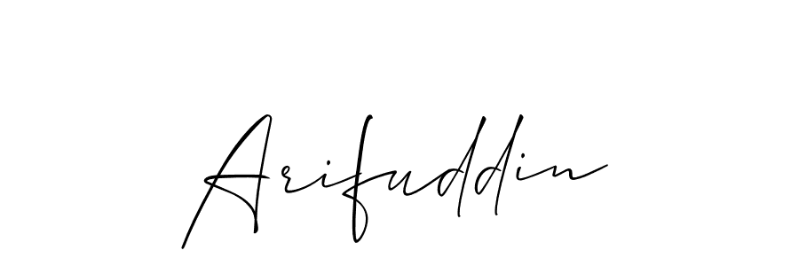 Best and Professional Signature Style for Arifuddin. Allison_Script Best Signature Style Collection. Arifuddin signature style 2 images and pictures png