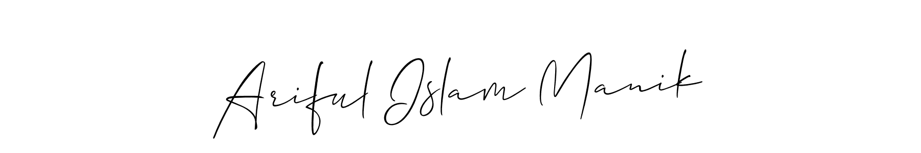 Here are the top 10 professional signature styles for the name Ariful Islam Manik. These are the best autograph styles you can use for your name. Ariful Islam Manik signature style 2 images and pictures png