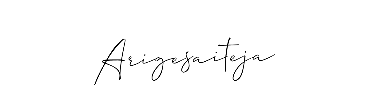 Once you've used our free online signature maker to create your best signature Allison_Script style, it's time to enjoy all of the benefits that Arigesaiteja name signing documents. Arigesaiteja signature style 2 images and pictures png