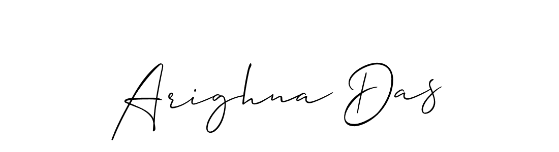 Use a signature maker to create a handwritten signature online. With this signature software, you can design (Allison_Script) your own signature for name Arighna Das. Arighna Das signature style 2 images and pictures png