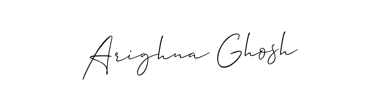 Also You can easily find your signature by using the search form. We will create Arighna Ghosh name handwritten signature images for you free of cost using Allison_Script sign style. Arighna Ghosh signature style 2 images and pictures png