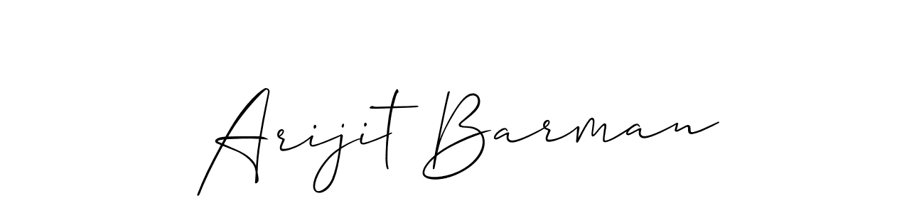 Arijit Barman stylish signature style. Best Handwritten Sign (Allison_Script) for my name. Handwritten Signature Collection Ideas for my name Arijit Barman. Arijit Barman signature style 2 images and pictures png