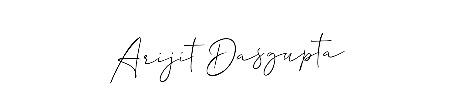 Use a signature maker to create a handwritten signature online. With this signature software, you can design (Allison_Script) your own signature for name Arijit Dasgupta. Arijit Dasgupta signature style 2 images and pictures png