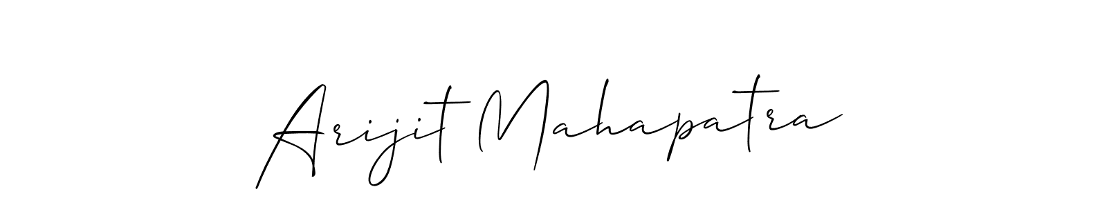 It looks lik you need a new signature style for name Arijit Mahapatra. Design unique handwritten (Allison_Script) signature with our free signature maker in just a few clicks. Arijit Mahapatra signature style 2 images and pictures png