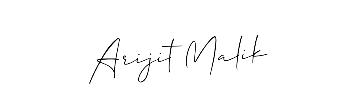 How to make Arijit Malik signature? Allison_Script is a professional autograph style. Create handwritten signature for Arijit Malik name. Arijit Malik signature style 2 images and pictures png