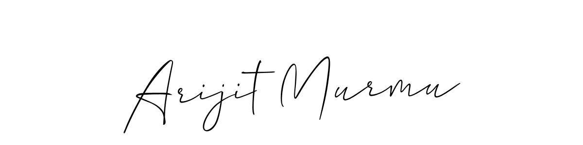How to make Arijit Murmu signature? Allison_Script is a professional autograph style. Create handwritten signature for Arijit Murmu name. Arijit Murmu signature style 2 images and pictures png