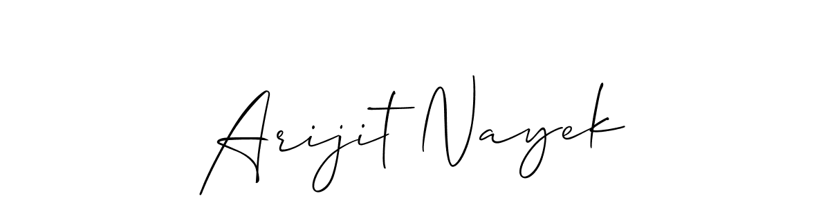 Arijit Nayek stylish signature style. Best Handwritten Sign (Allison_Script) for my name. Handwritten Signature Collection Ideas for my name Arijit Nayek. Arijit Nayek signature style 2 images and pictures png