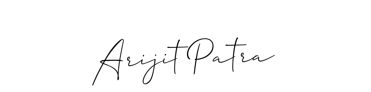 Design your own signature with our free online signature maker. With this signature software, you can create a handwritten (Allison_Script) signature for name Arijit Patra. Arijit Patra signature style 2 images and pictures png