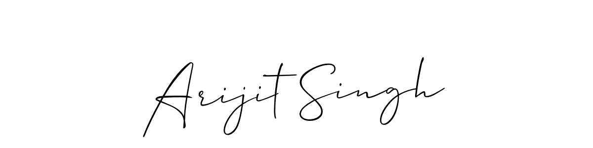 You should practise on your own different ways (Allison_Script) to write your name (Arijit Singh) in signature. don't let someone else do it for you. Arijit Singh signature style 2 images and pictures png