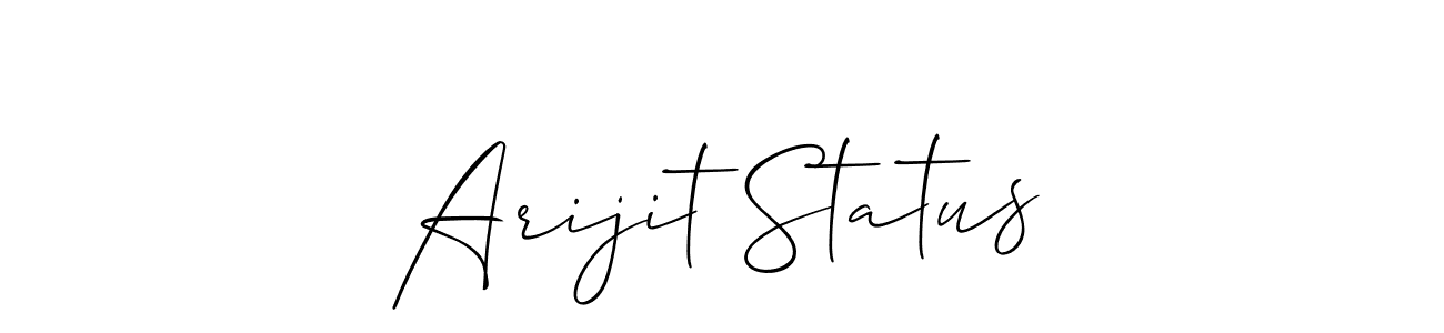 Make a beautiful signature design for name Arijit Status. Use this online signature maker to create a handwritten signature for free. Arijit Status signature style 2 images and pictures png