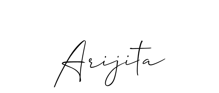 How to make Arijita name signature. Use Allison_Script style for creating short signs online. This is the latest handwritten sign. Arijita signature style 2 images and pictures png