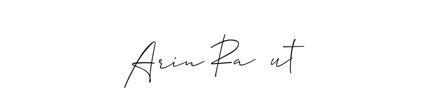 It looks lik you need a new signature style for name Arin Raʝ℘ut. Design unique handwritten (Allison_Script) signature with our free signature maker in just a few clicks. Arin Raʝ℘ut signature style 2 images and pictures png