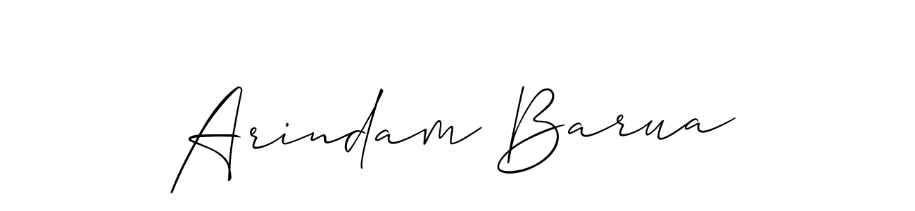 It looks lik you need a new signature style for name Arindam Barua. Design unique handwritten (Allison_Script) signature with our free signature maker in just a few clicks. Arindam Barua signature style 2 images and pictures png