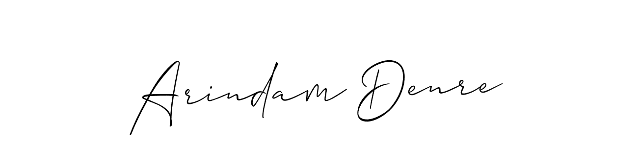 Design your own signature with our free online signature maker. With this signature software, you can create a handwritten (Allison_Script) signature for name Arindam Denre. Arindam Denre signature style 2 images and pictures png