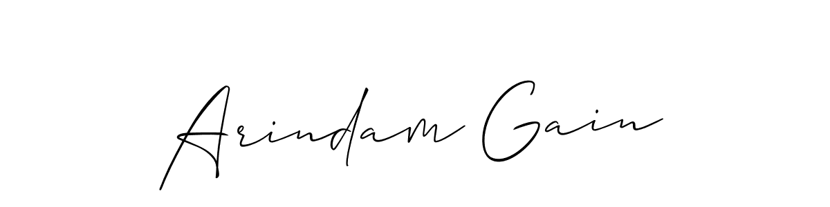 You should practise on your own different ways (Allison_Script) to write your name (Arindam Gain) in signature. don't let someone else do it for you. Arindam Gain signature style 2 images and pictures png