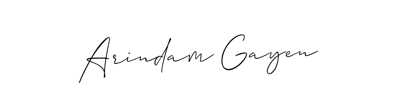 Use a signature maker to create a handwritten signature online. With this signature software, you can design (Allison_Script) your own signature for name Arindam Gayen. Arindam Gayen signature style 2 images and pictures png