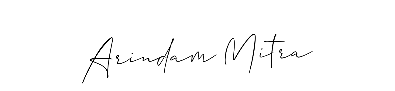 The best way (Allison_Script) to make a short signature is to pick only two or three words in your name. The name Arindam Mitra include a total of six letters. For converting this name. Arindam Mitra signature style 2 images and pictures png