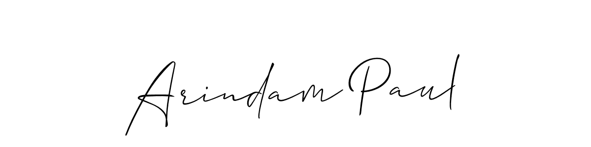 How to Draw Arindam Paul signature style? Allison_Script is a latest design signature styles for name Arindam Paul. Arindam Paul signature style 2 images and pictures png