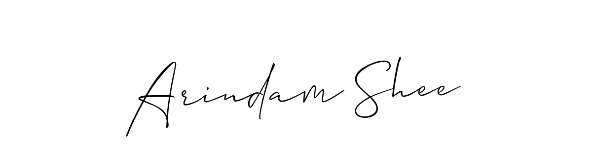 You should practise on your own different ways (Allison_Script) to write your name (Arindam Shee) in signature. don't let someone else do it for you. Arindam Shee signature style 2 images and pictures png