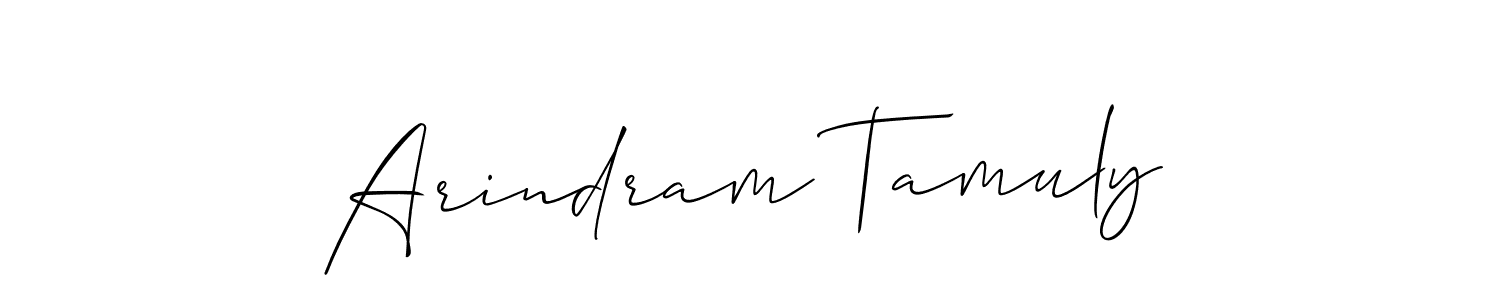 Make a short Arindram Tamuly signature style. Manage your documents anywhere anytime using Allison_Script. Create and add eSignatures, submit forms, share and send files easily. Arindram Tamuly signature style 2 images and pictures png