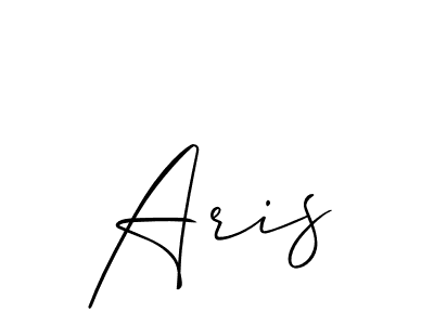 Best and Professional Signature Style for Aris. Allison_Script Best Signature Style Collection. Aris signature style 2 images and pictures png
