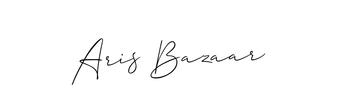 if you are searching for the best signature style for your name Aris Bazaar. so please give up your signature search. here we have designed multiple signature styles  using Allison_Script. Aris Bazaar signature style 2 images and pictures png