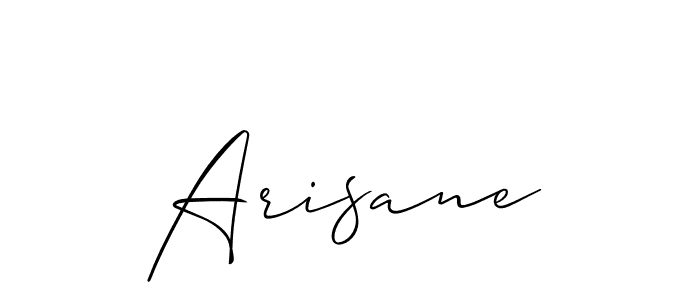 Best and Professional Signature Style for Arisane. Allison_Script Best Signature Style Collection. Arisane signature style 2 images and pictures png