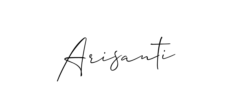 Once you've used our free online signature maker to create your best signature Allison_Script style, it's time to enjoy all of the benefits that Arisanti name signing documents. Arisanti signature style 2 images and pictures png
