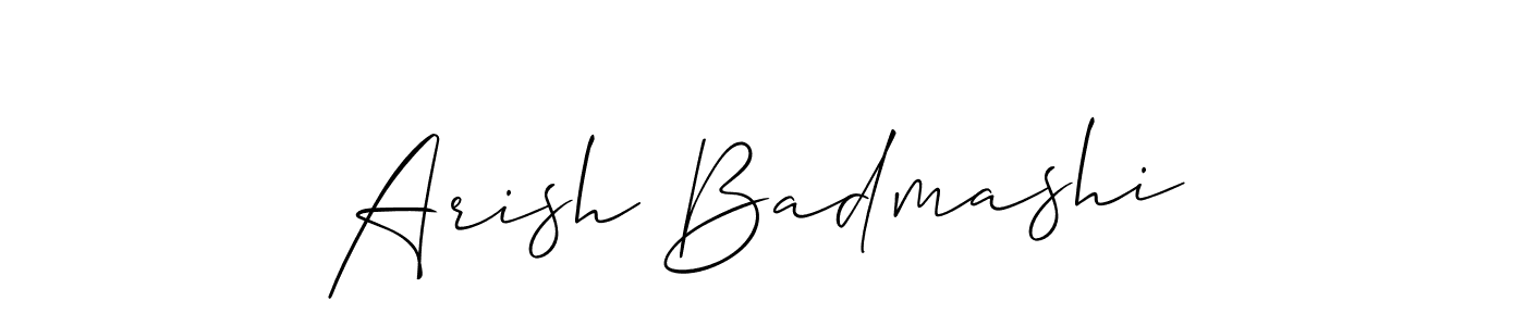Check out images of Autograph of Arish Badmashi name. Actor Arish Badmashi Signature Style. Allison_Script is a professional sign style online. Arish Badmashi signature style 2 images and pictures png