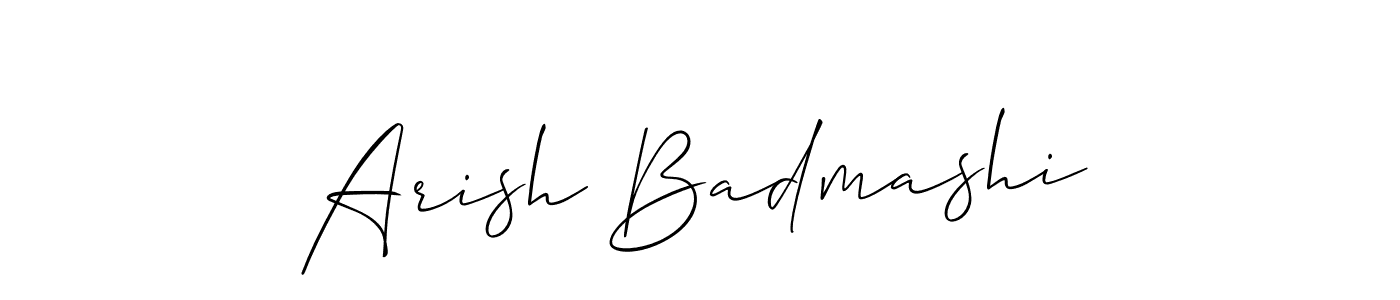 Here are the top 10 professional signature styles for the name Arish Badmashi. These are the best autograph styles you can use for your name. Arish Badmashi signature style 2 images and pictures png