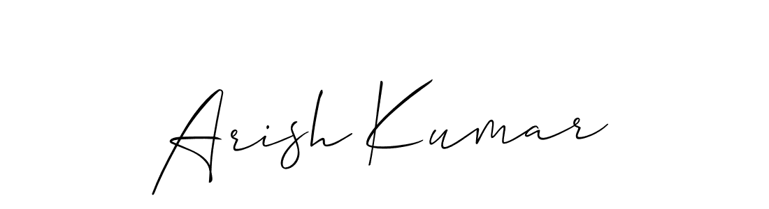 Here are the top 10 professional signature styles for the name Arish Kumar. These are the best autograph styles you can use for your name. Arish Kumar signature style 2 images and pictures png