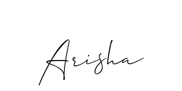 You should practise on your own different ways (Allison_Script) to write your name (Arisha) in signature. don't let someone else do it for you. Arisha signature style 2 images and pictures png