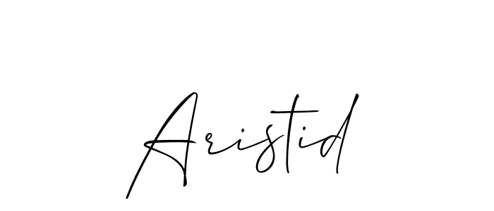 Best and Professional Signature Style for Aristid. Allison_Script Best Signature Style Collection. Aristid signature style 2 images and pictures png