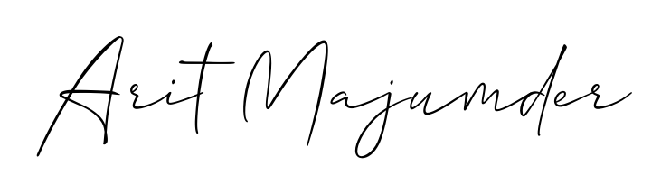 Create your official email sign-off with Arit Majumder name in Allison_Script style. Crisp, clean, and perfectly legible across all screens. Arit Majumder signature style 2 images and pictures png