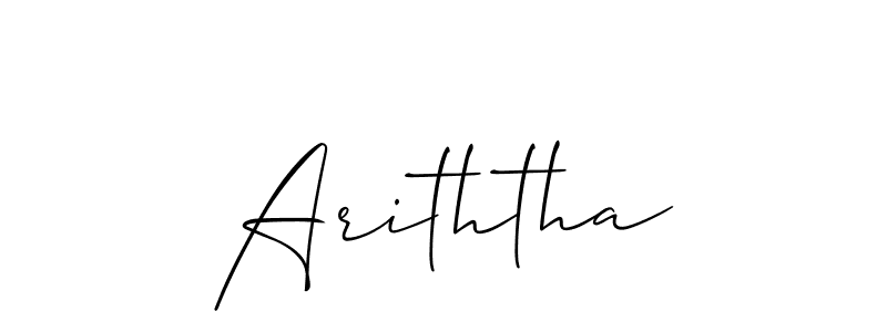 Also You can easily find your signature by using the search form. We will create Ariththa name handwritten signature images for you free of cost using Allison_Script sign style. Ariththa signature style 2 images and pictures png