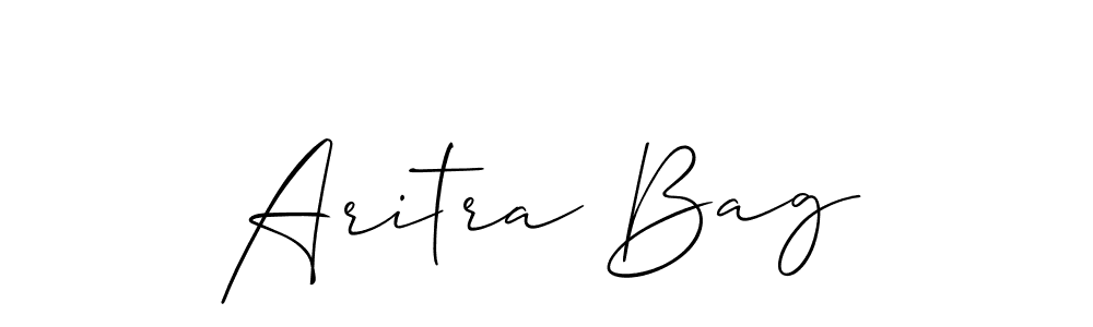 Also we have Aritra Bag name is the best signature style. Create professional handwritten signature collection using Allison_Script autograph style. Aritra Bag signature style 2 images and pictures png
