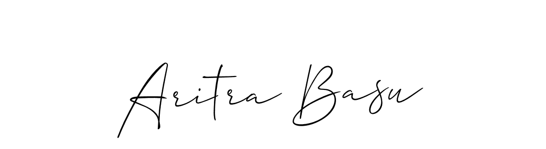 Design your own signature with our free online signature maker. With this signature software, you can create a handwritten (Allison_Script) signature for name Aritra Basu. Aritra Basu signature style 2 images and pictures png