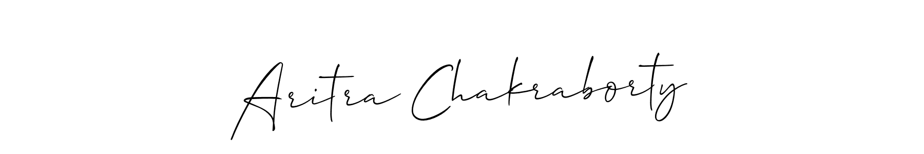 Make a short Aritra Chakraborty signature style. Manage your documents anywhere anytime using Allison_Script. Create and add eSignatures, submit forms, share and send files easily. Aritra Chakraborty signature style 2 images and pictures png