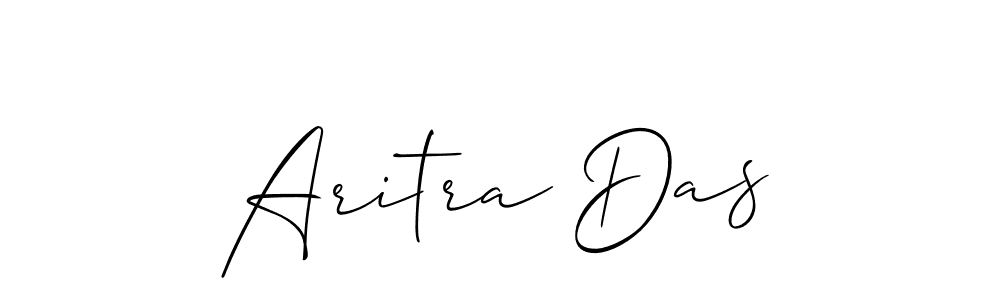 You should practise on your own different ways (Allison_Script) to write your name (Aritra Das) in signature. don't let someone else do it for you. Aritra Das signature style 2 images and pictures png