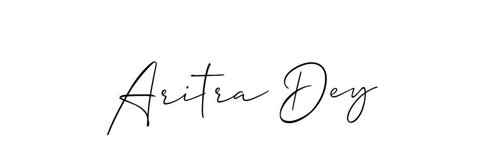It looks lik you need a new signature style for name Aritra Dey. Design unique handwritten (Allison_Script) signature with our free signature maker in just a few clicks. Aritra Dey signature style 2 images and pictures png