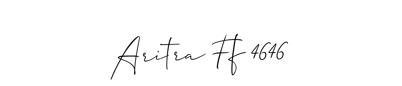 Make a beautiful signature design for name Aritra Ff 4646. Use this online signature maker to create a handwritten signature for free. Aritra Ff 4646 signature style 2 images and pictures png