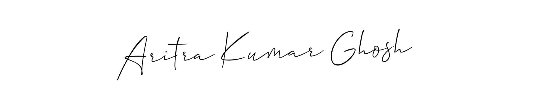 Aritra Kumar Ghosh stylish signature style. Best Handwritten Sign (Allison_Script) for my name. Handwritten Signature Collection Ideas for my name Aritra Kumar Ghosh. Aritra Kumar Ghosh signature style 2 images and pictures png